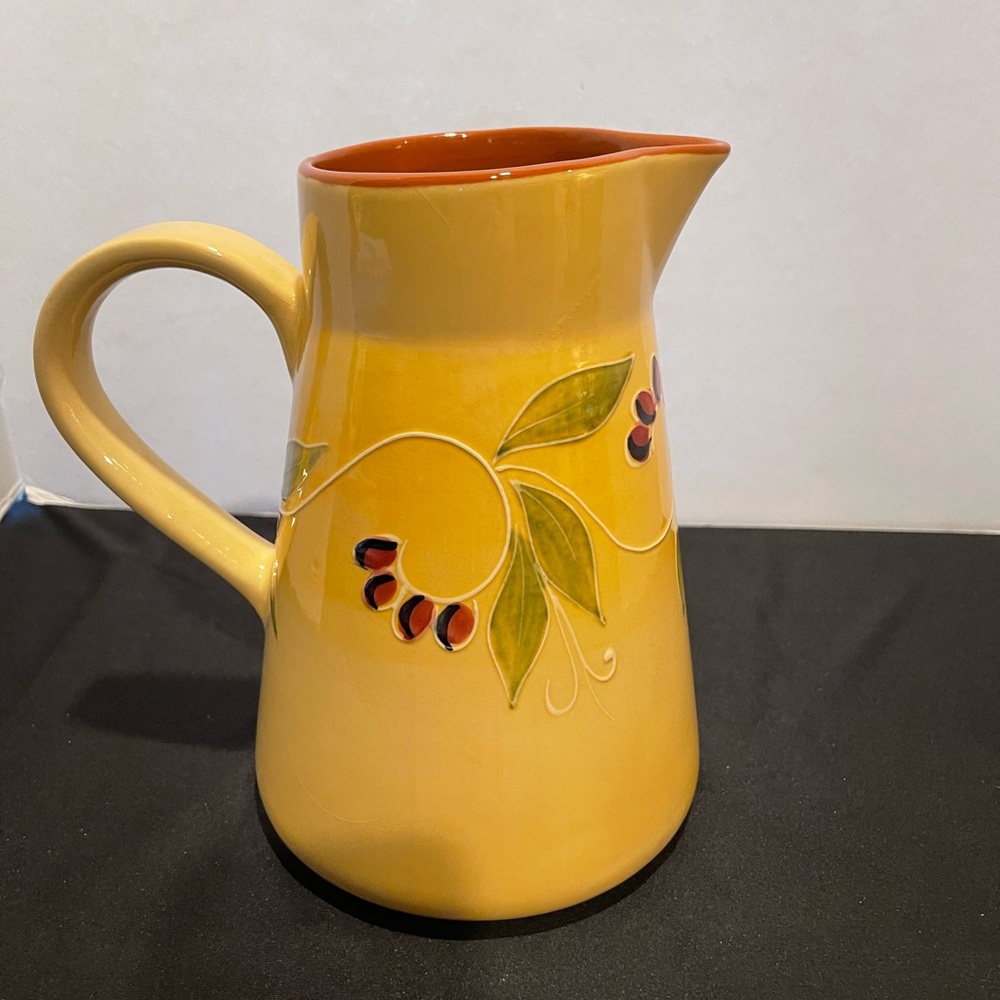 Vintage Studio Nova Olivia Yellow Pitcher